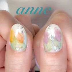 チューリップネイル　　（アート1本につき）¥250