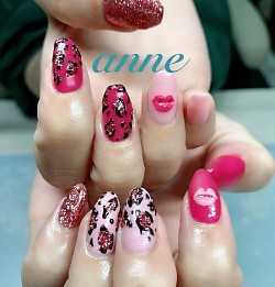 レオパード・リップネイル